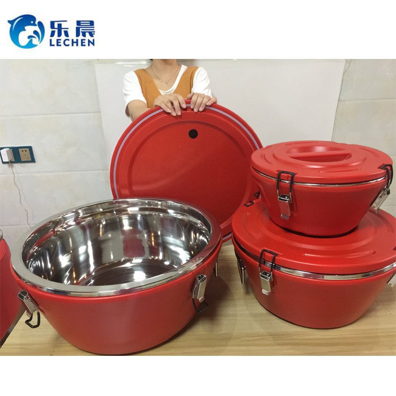 Hot box for food storage Food Warmer hotpot 3pcs set 15L/26L/36L Extra large double insulated bucket picnic ice cooler box