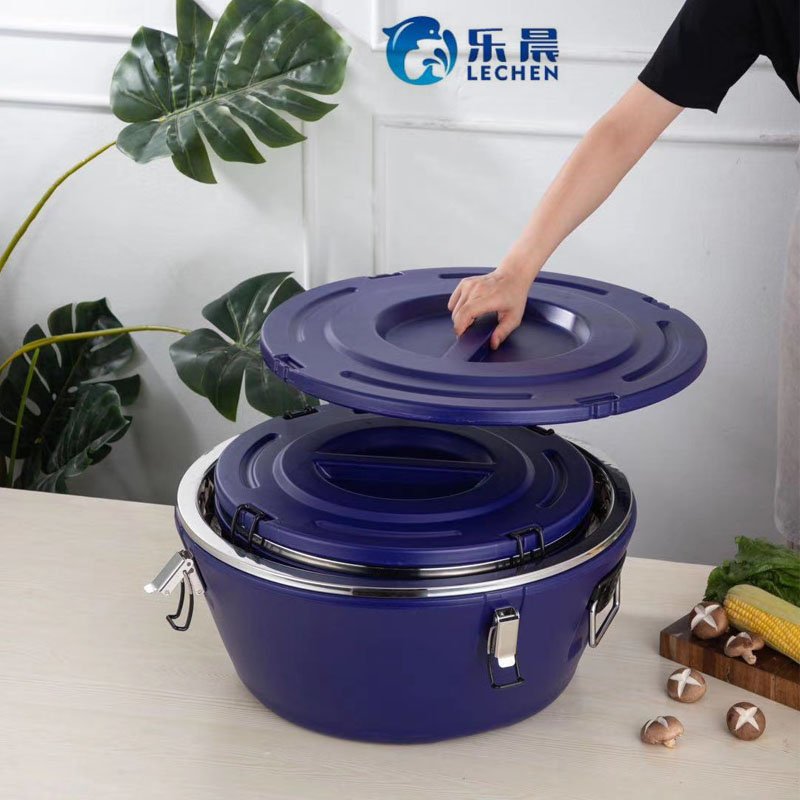 Hot box for food storage Food Warmer hotpot 3pcs set 15L/26L/36L Extra large double insulated bucket picnic ice cooler box