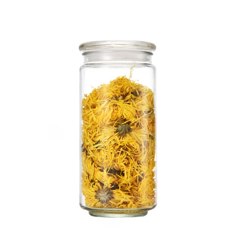 Storage Bottles Kitchen Cereals and Dry Food Storage Container Set Transparent PET Plastic with Screw Cap 1000pcs Cylinder Large