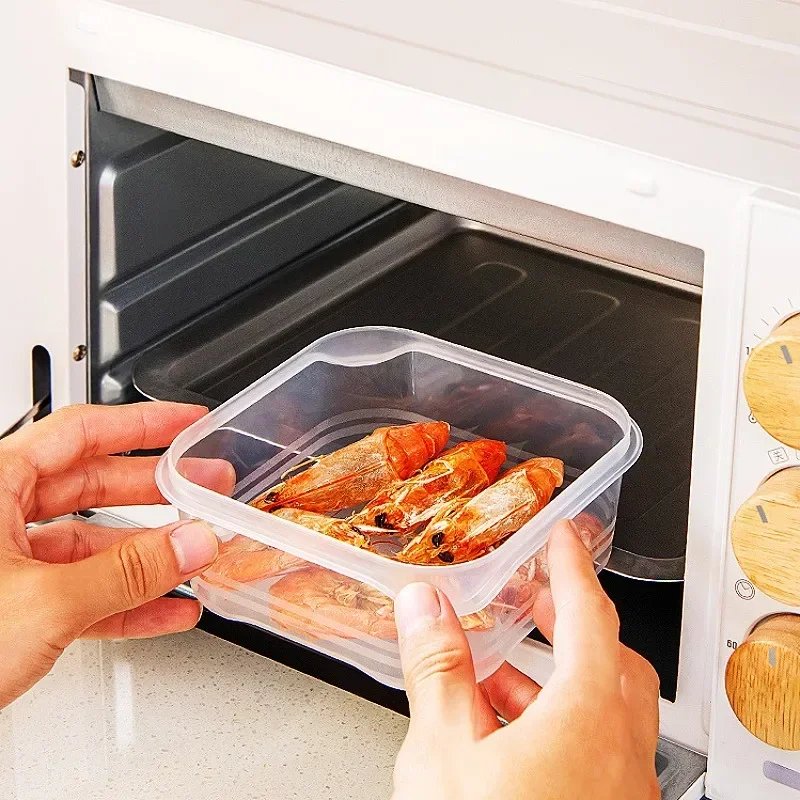 Portable Refrigerator Storage Boxes Sealed Fresh Food Container for Meat Fruit & Vegetables Kitchen Accessories