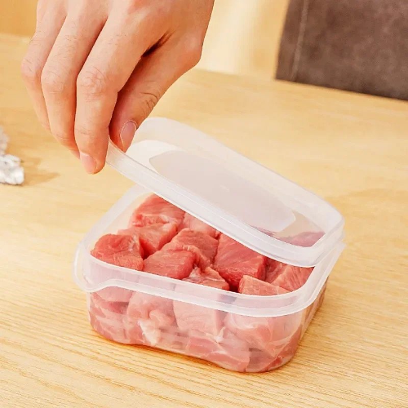 Portable Refrigerator Storage Boxes Sealed Fresh Food Container for Meat Fruit & Vegetables Kitchen Accessories