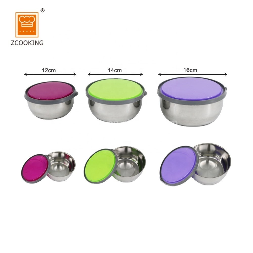 6 pcs Stainless Steel Bento Airtight Food Storage Lunch Box Containers
