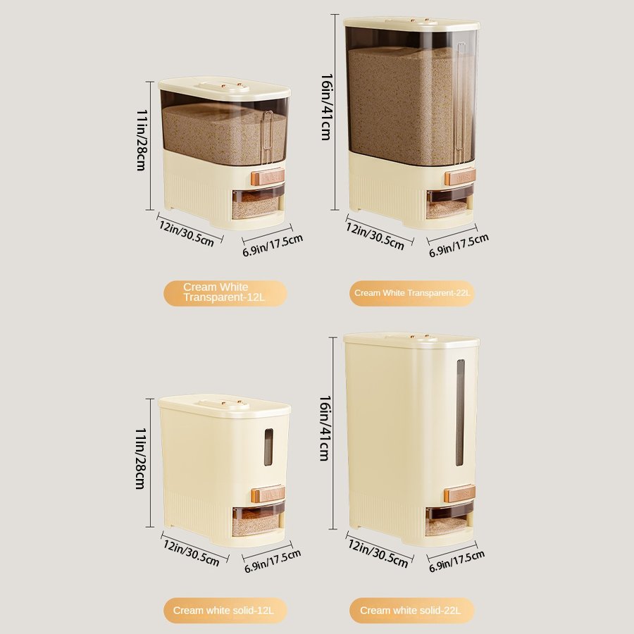 Wholesale Food-Grade Moisture-Proof Rice Jar Storage Box Storage for Grains Miscellaneous Foods Barrels