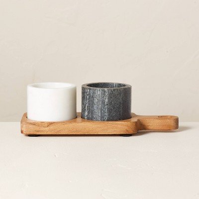 marble pepper bowl wholesale price handmade round shiny polished food safe brass spoon marble salt bowl