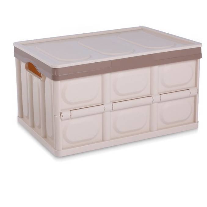 plastic collapsible storage box folding box with lid collapsible car trunk storage bin
