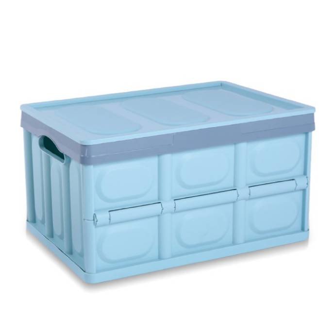 plastic collapsible storage box folding box with lid collapsible car trunk storage bin