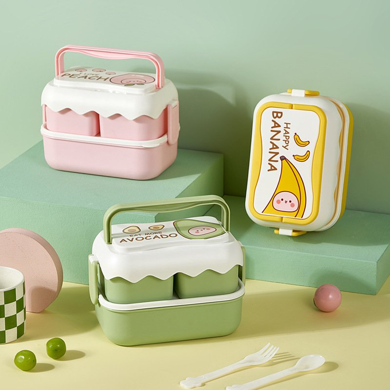Custom Bpa Free food grade silicone Leakproof Food Storage Containers Microwave Safe Bento Lunch Box Set