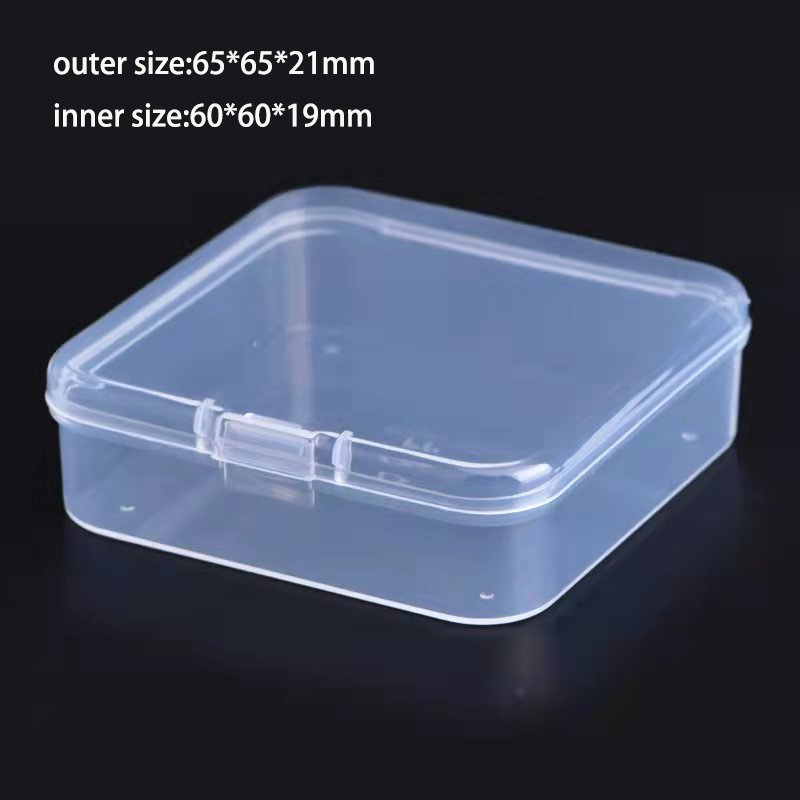 square plastic storage box with lid factory