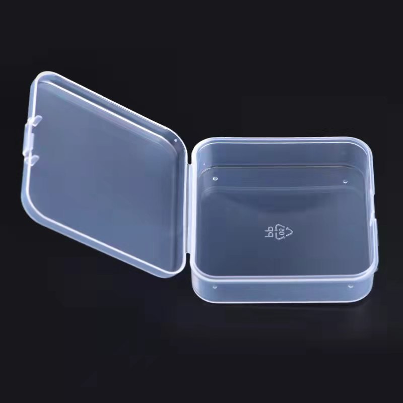 square plastic storage box with lid factory