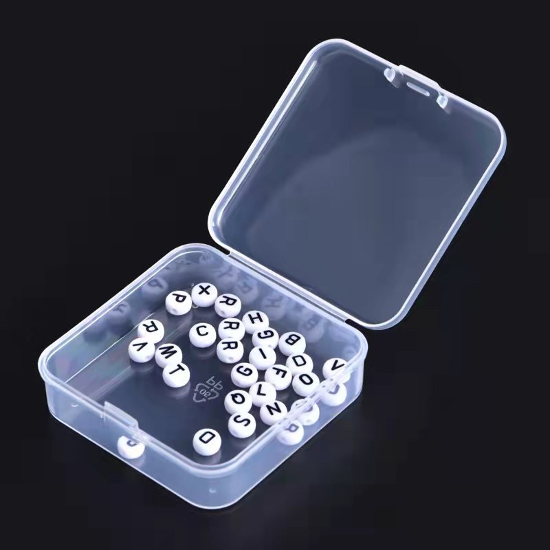 square plastic storage box with lid factory
