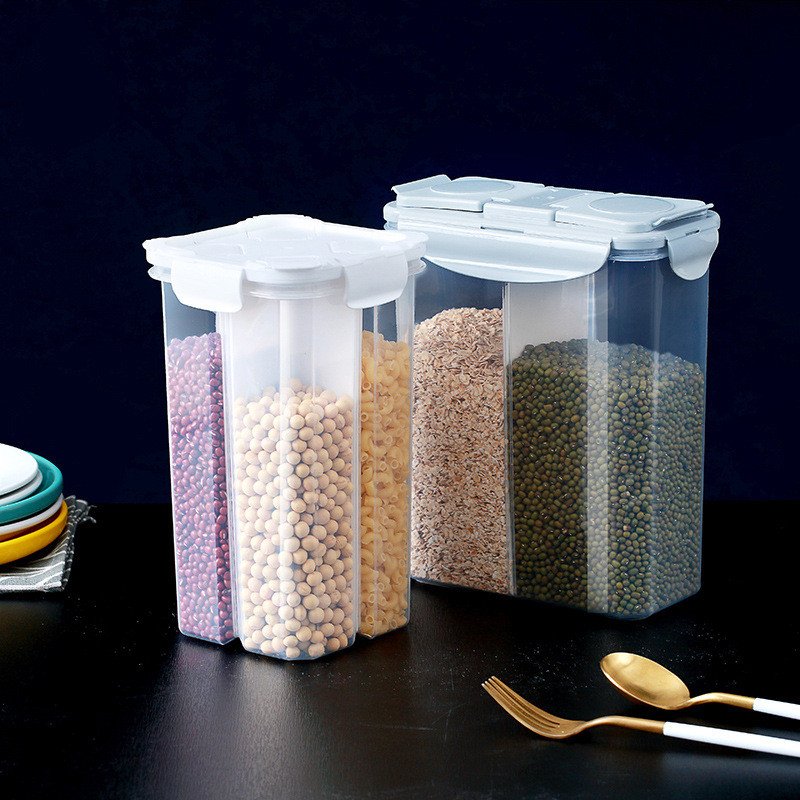 Kitchen Storage Box Food Storage Box Kitchen Supplies Grain Storage Tank Moisture-Proof Sealed Organizers