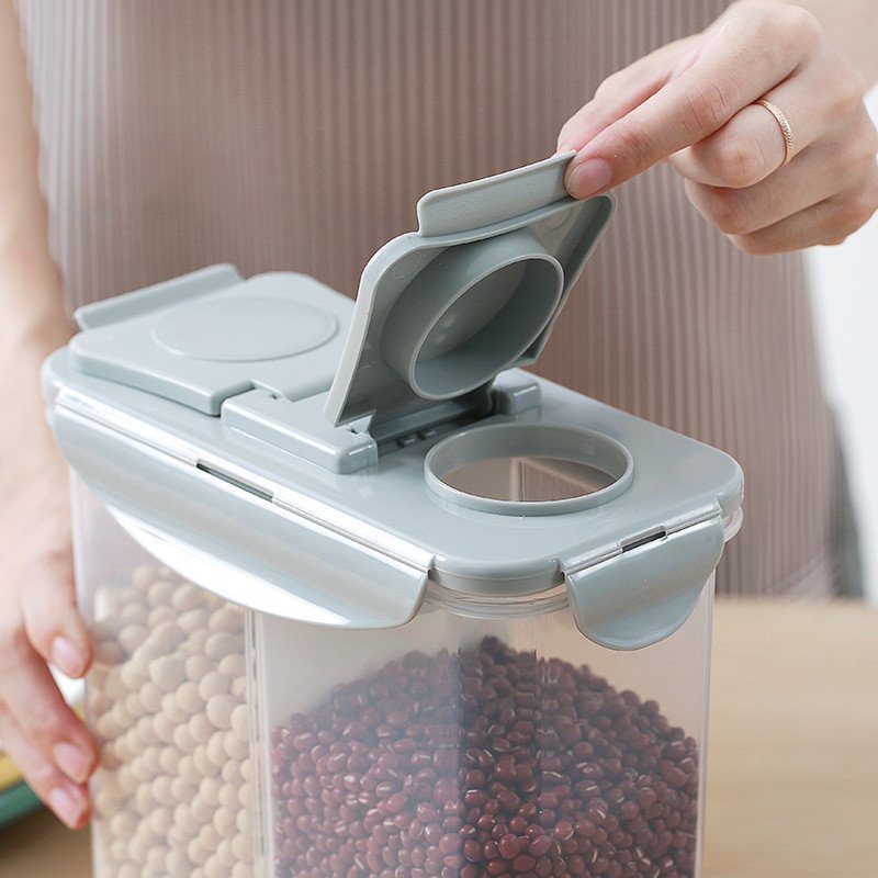 Kitchen Storage Box Food Storage Box Kitchen Supplies Grain Storage Tank Moisture-Proof Sealed Organizers