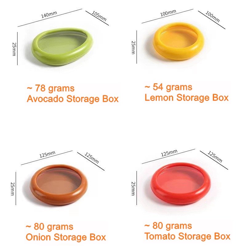 Cute Design TPU-Film Seal ABS Fruit Preservation Box for Food Storage for Travel Use