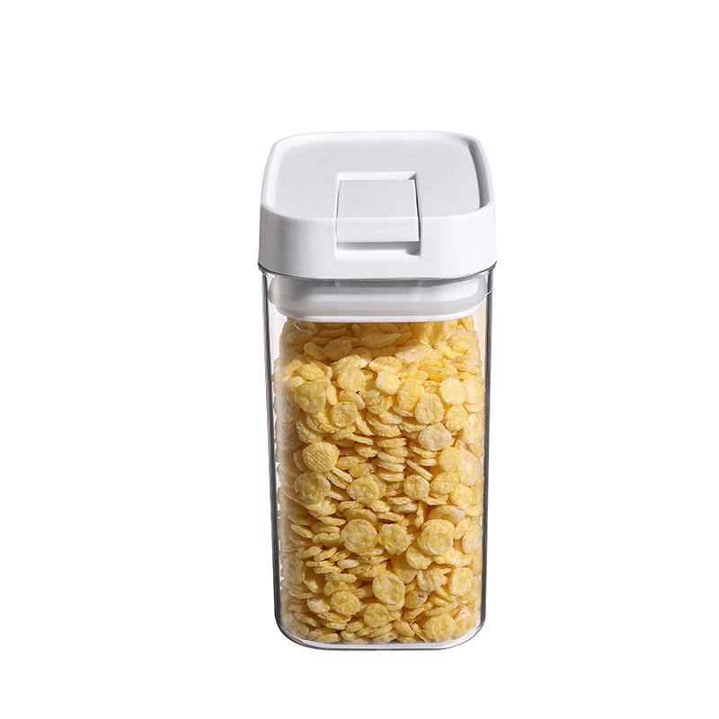 Sealing Jar Kitchen Pet Transparent plastic fridge glass kitchen organizer Food Container Storage Plastic Containers For Food