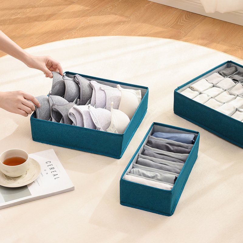 2023 hot selling Foldable Drawer Storage Organizer Bra And Underwear Storage Box