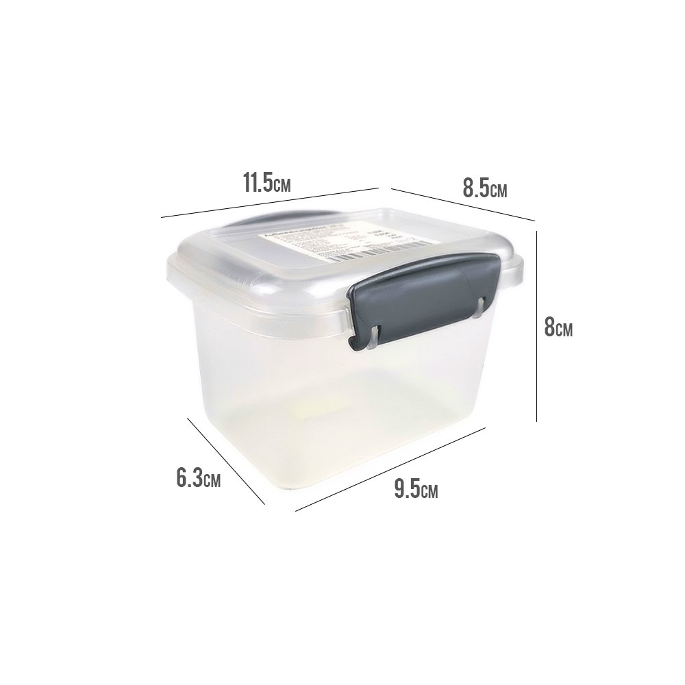 New bpa free tedi store mini kitchen storage box with clip for dollar store chain store