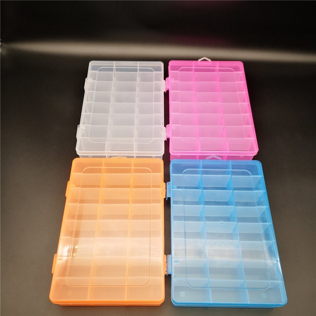 24 grids slot detachable hanging plastic storage box