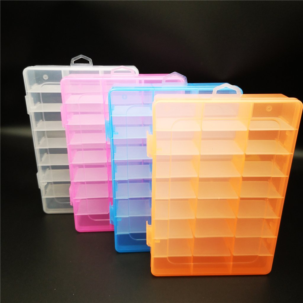 24 grids slot detachable hanging plastic storage box