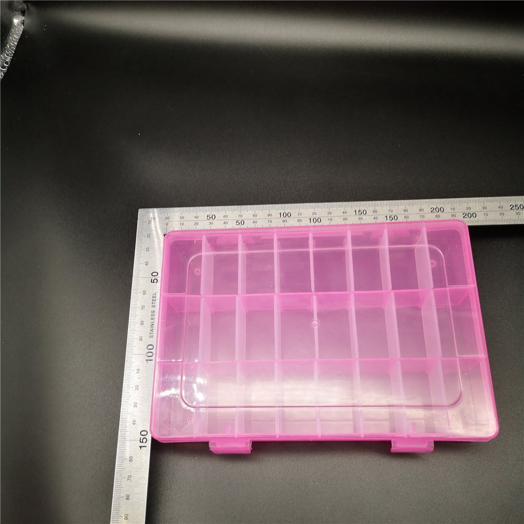 24 grids slot detachable hanging plastic storage box