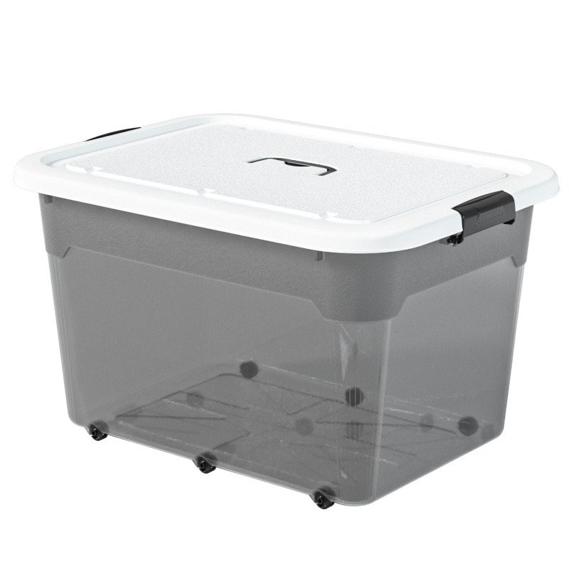 Plastic manufacturers storage bins clear eco-friendly material tool storage box organizer with lids