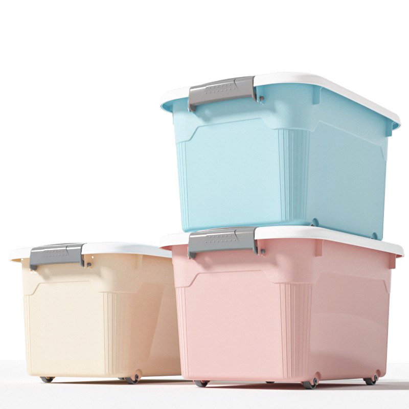Plastic manufacturers storage bins clear eco-friendly material tool storage box organizer with lids