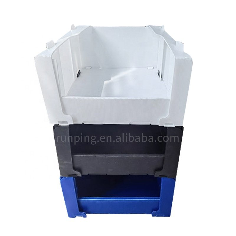 Wholesale Customized High Quality PP Corrugated Plastic Crates Storage Boxes