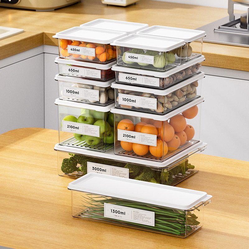 Fresh-keeping Box Refrigerator Food Sealed Fruit Box Freezing and Refrigerating Storage Box