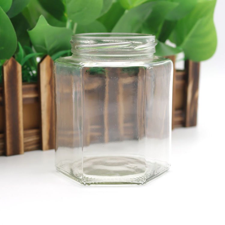 various sizes Transparent Glass Bottles chilli sauce Jars of Honey Food Storage Tank Sealed Storage Tank