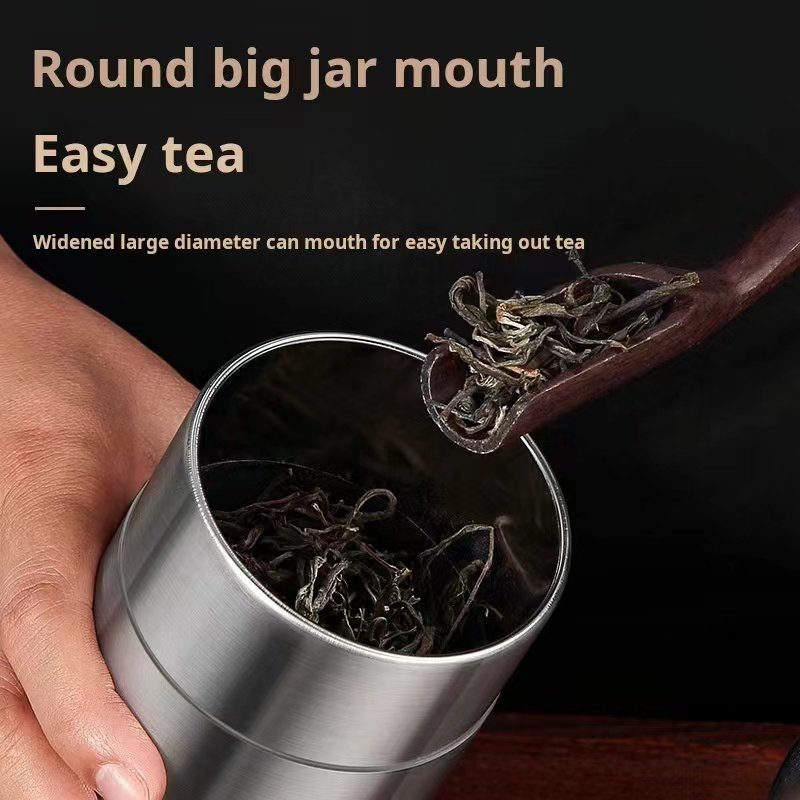 Food storage containers Beans airtight stainless steel cans Tea and coffee cans