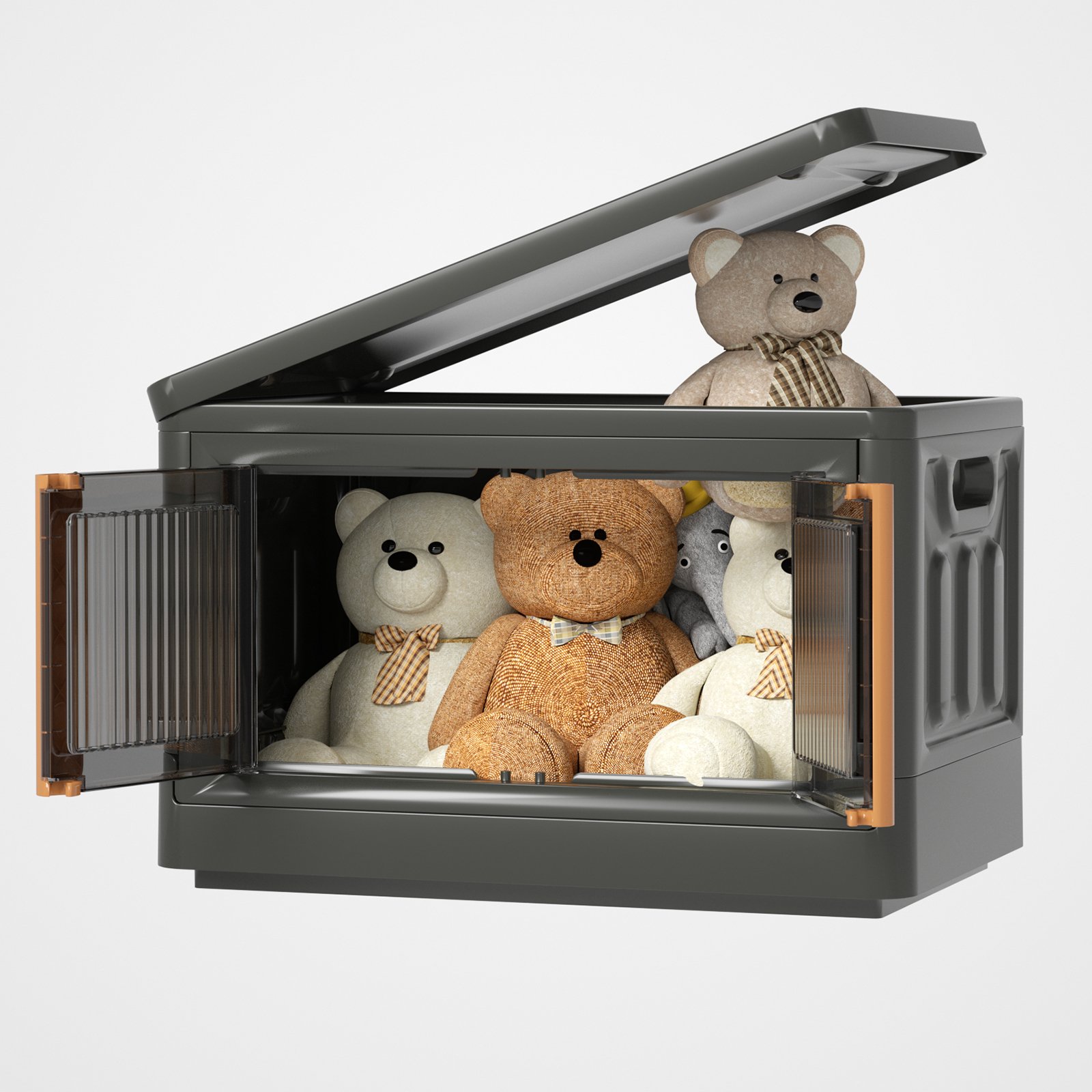 New Arrival Customize Large Collapsible Plastic Box Storage Bins Collapsible Storage Box