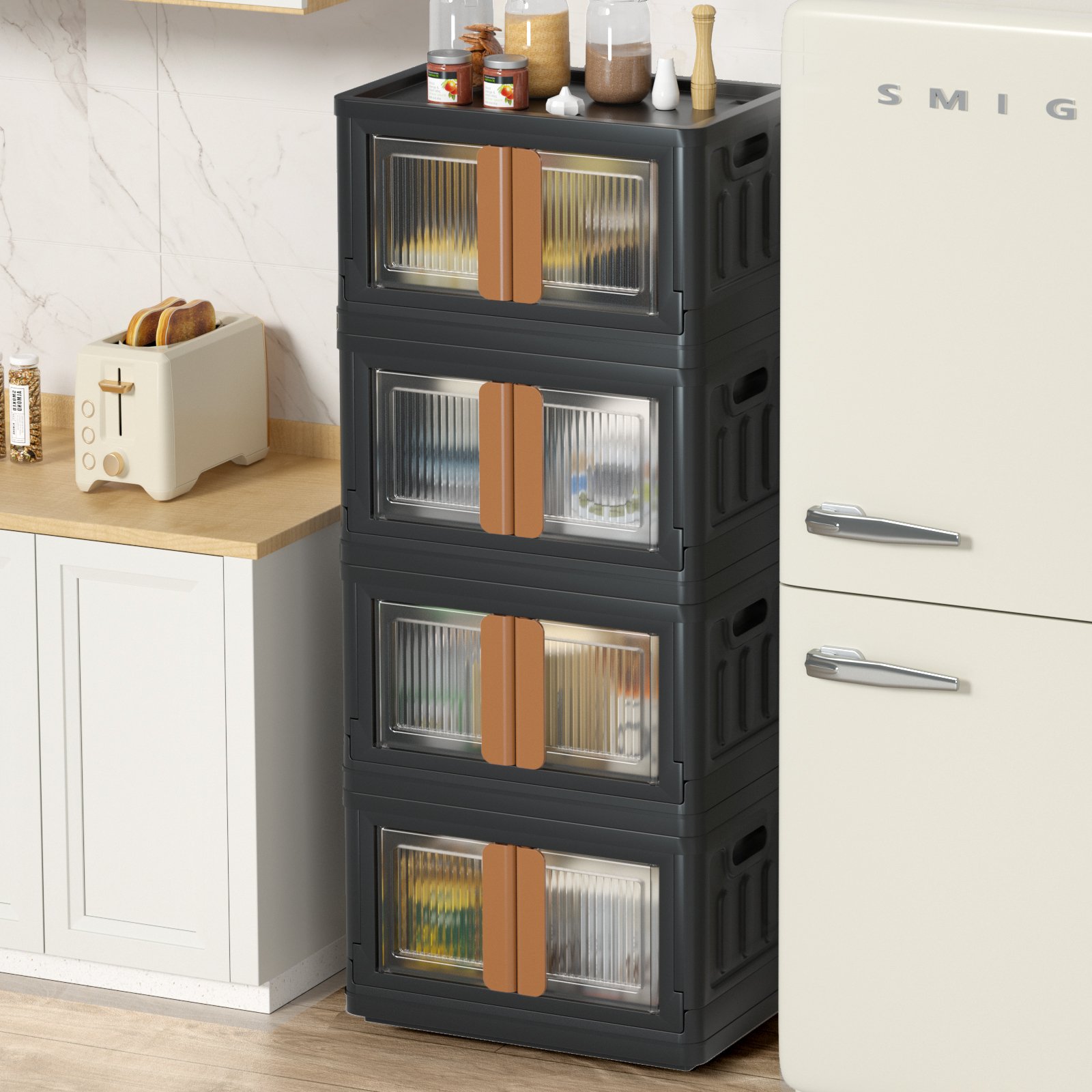 New Arrival Customize Large Collapsible Plastic Box Storage Bins Collapsible Storage Box