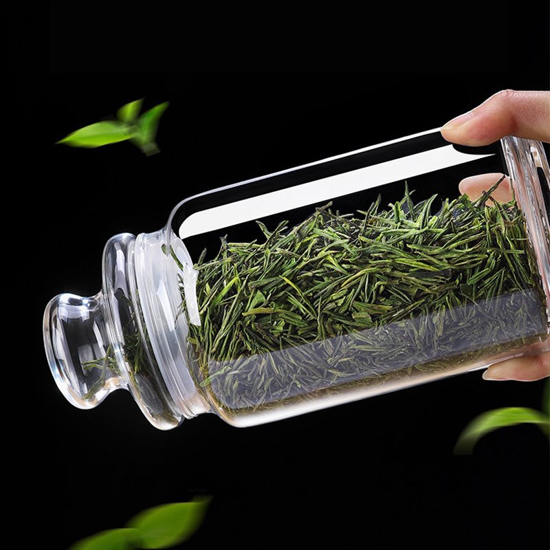 Wholesale Food Storage Containers Storage Glass Food Jars Column Cylinder