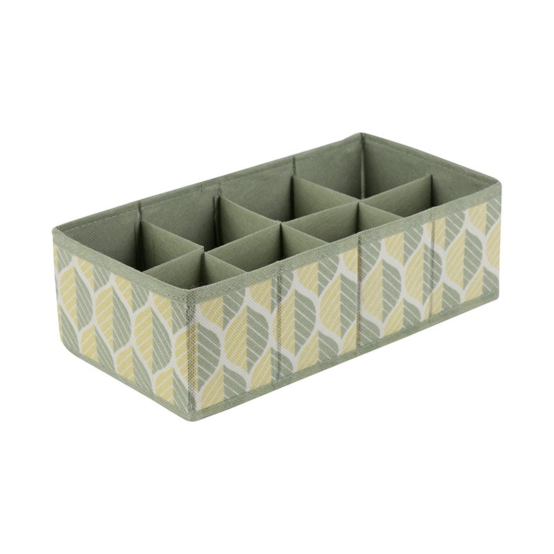 Durable Fabric Underwear 12-Grid Sock Organizer Wardrobe Neckties Organizer Foldable Organizer For Closet Drawer