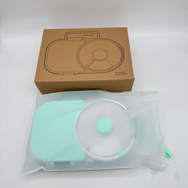 Portable Rotating Snack Container Kids Snack Spinner Bundle Candy Box Snack Storage Box Table Melon Seed Plate Storage Boxes