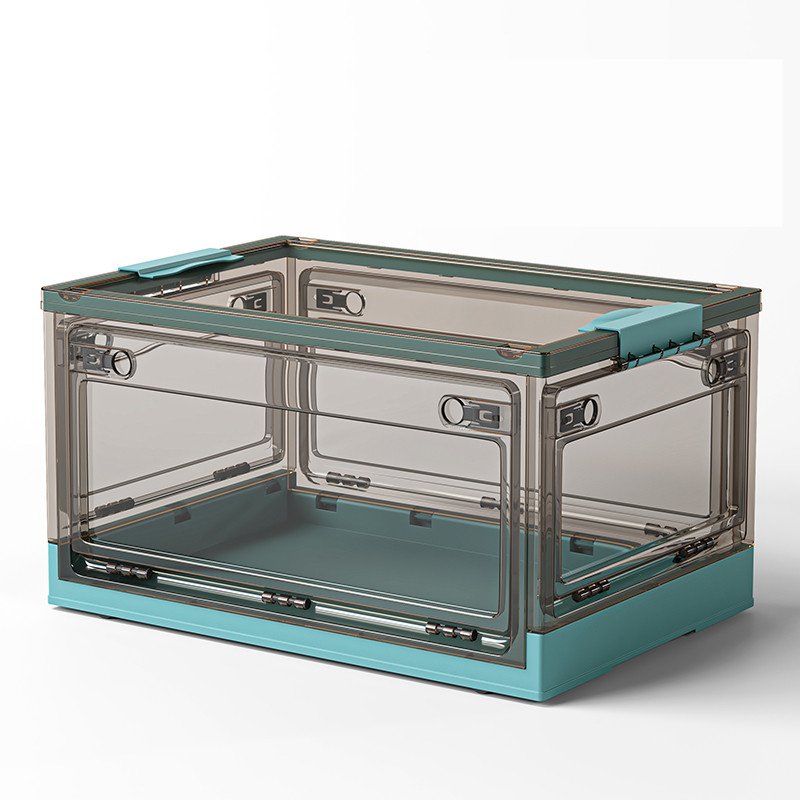 Xingyou Large Capacity Folding Storage Box Collapsible Clothes Quilts Storage Container Trunk Organizers Bins with wheels