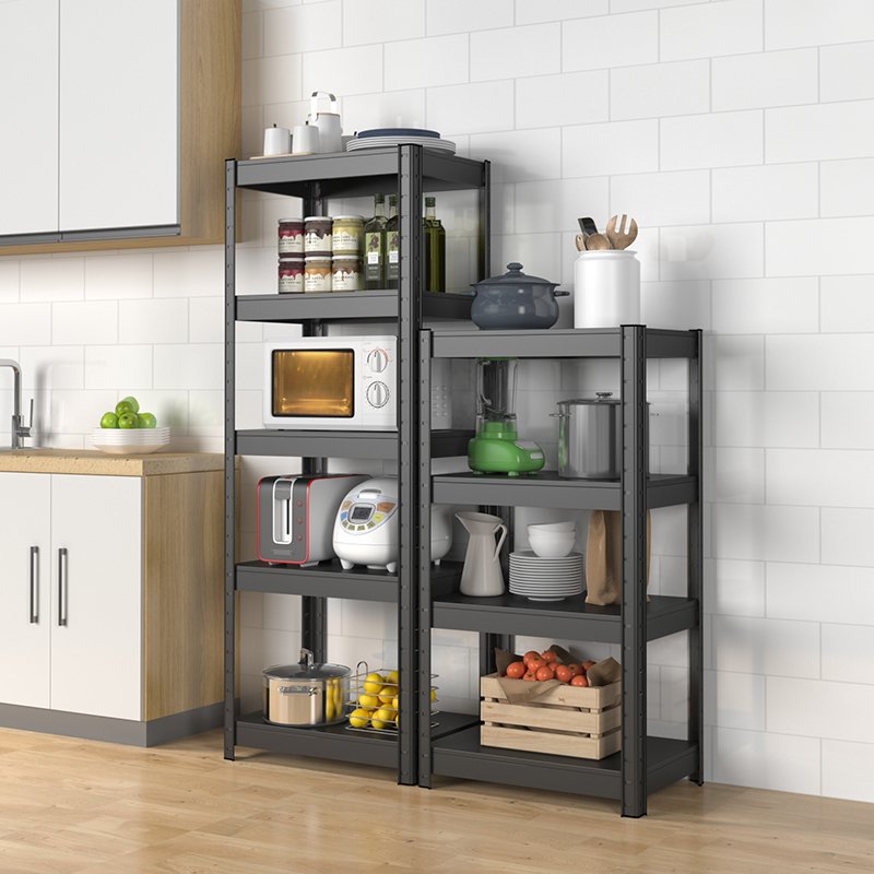 Unit Utility Rack Organization Multipurpose Shelf Shed All Metal Garage Shelving 5 tier rack for house use storage