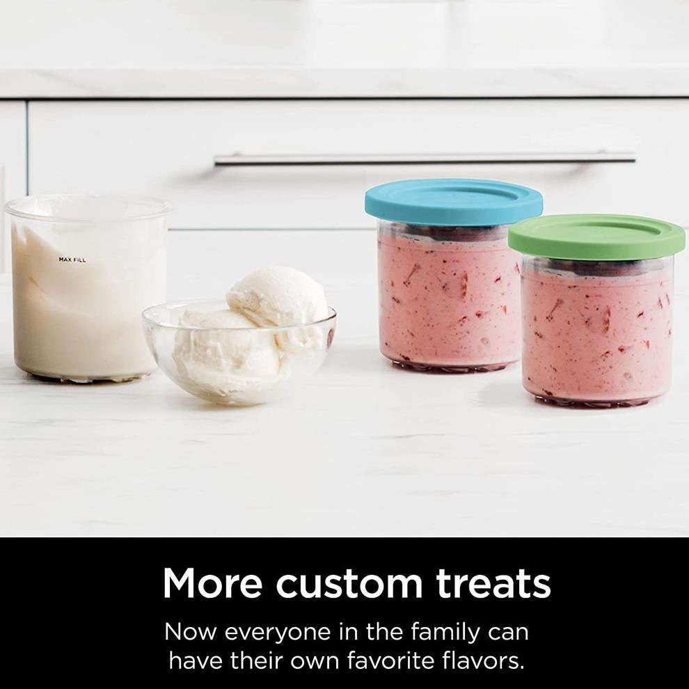 Ice Container Airtight Leaf-Proof Food Storage Box Makers i Pint Containers with Silicone Lids