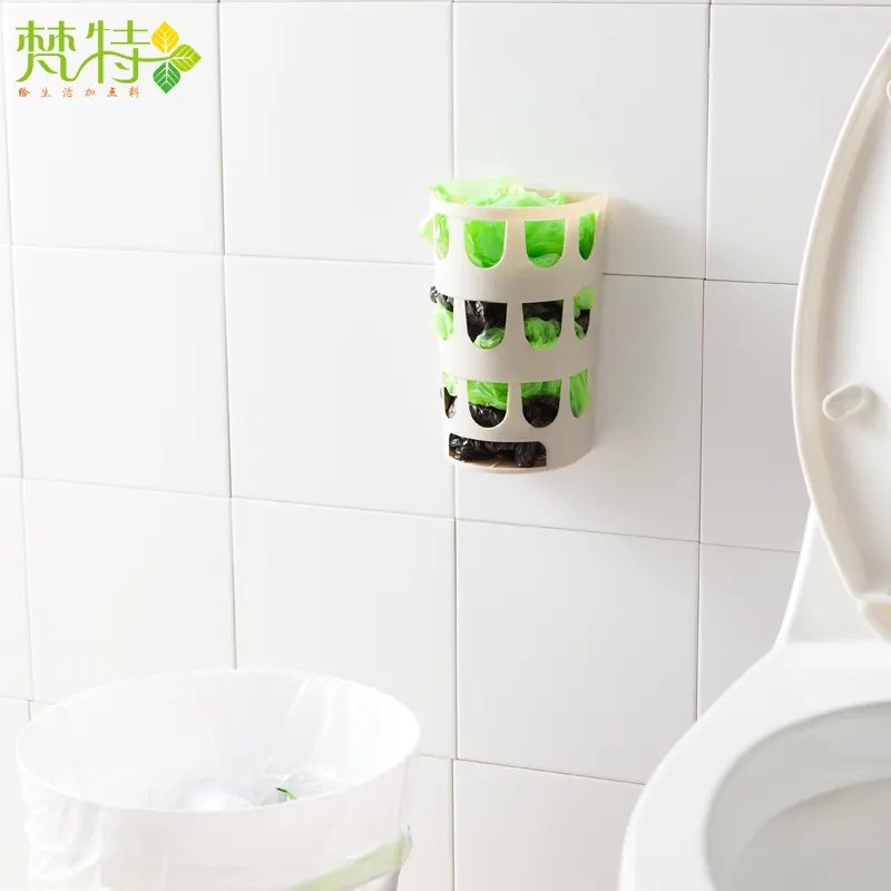 Garbage bag storage box mini trash bin wall mounted trash bin