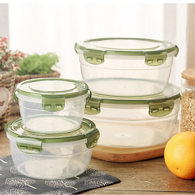 DS2145 Kitchen Pantry Organization Meal Prep Lunch Container Microwave Bento Box Plastic Food Storage Containers with Lids