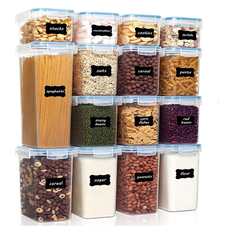Hot selling grains and cereals food storage set airtight food storage box set wholesale Food Containers Available