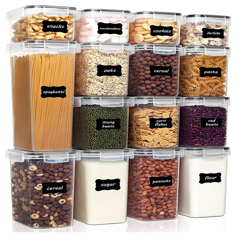 Hot selling grains and cereals food storage set airtight food storage box set wholesale Food Containers Available
