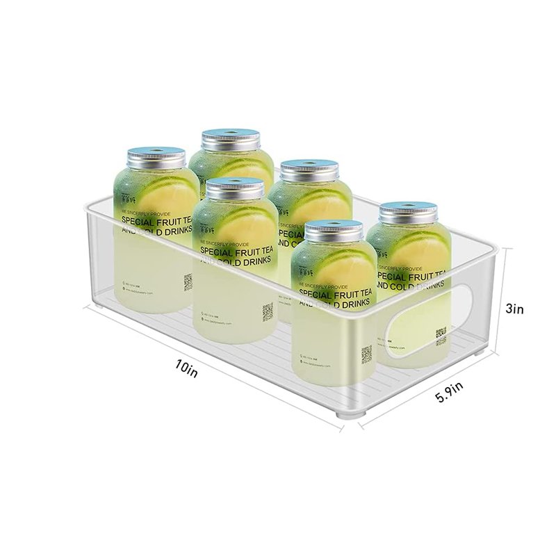 High Quality Transparent PET Material Multifunctional Storage Box Kitchen Storage Refrigerator Storage Food Box