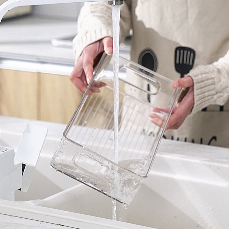 High Quality Transparent PET Material Multifunctional Storage Box Kitchen Storage Refrigerator Storage Food Box