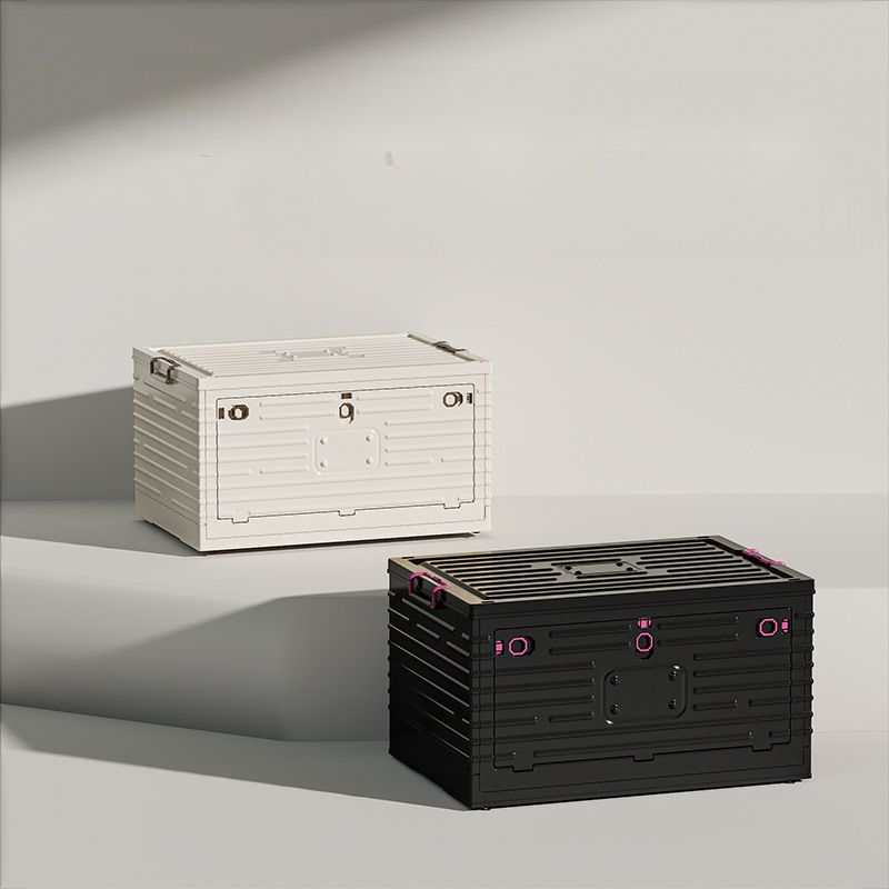 Foldable Storage Box: Plastic Organizer for Home, Camping, Books, Clothes, and Toys