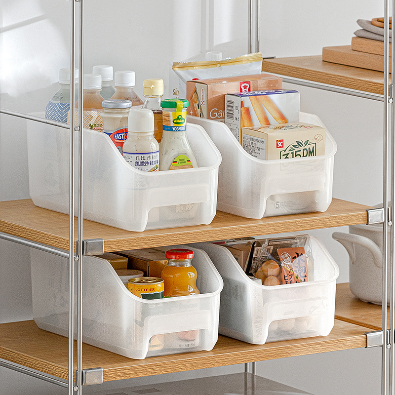Multi-Function Stackable Plastic Kitchen Cabinet Storage Freezer Food Storage Boxes Container Fridge Organizer