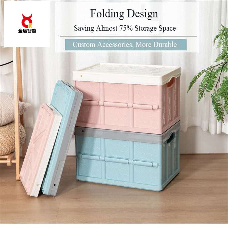 plastic crates stackable folding storage crate plasti foldable moving storage box with lid manufacturer sale plastic crate box