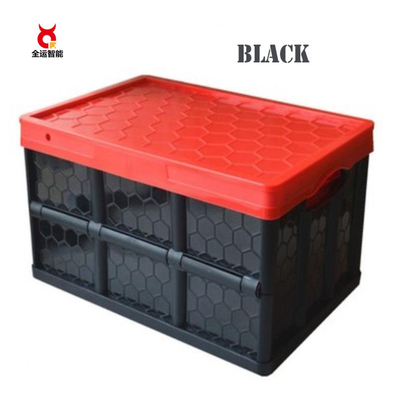 plastic crates stackable folding storage crate plasti foldable moving storage box with lid manufacturer sale plastic crate box