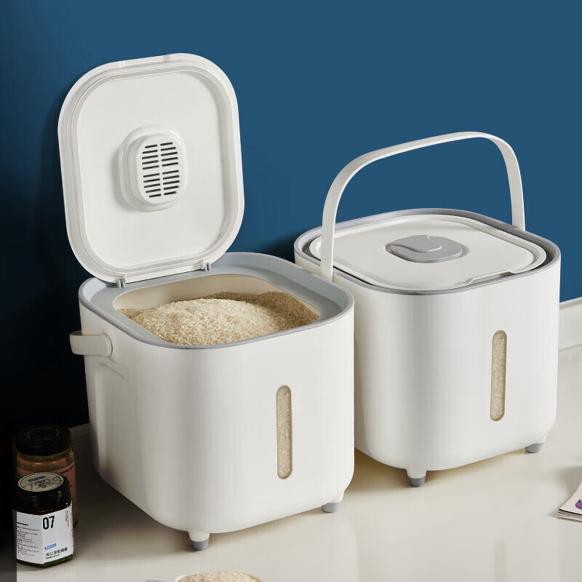 Maxcook Hot Sale 5KG Kitchen Container Rice Grain Storage Box Household Container
