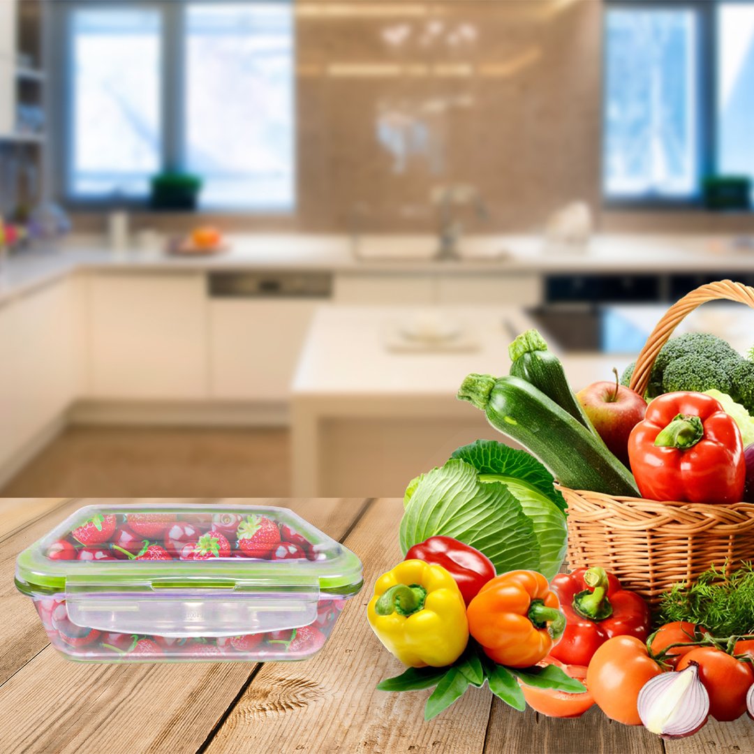 factory outlet glass lunch box high quality OEM ODM glass containers for food storage