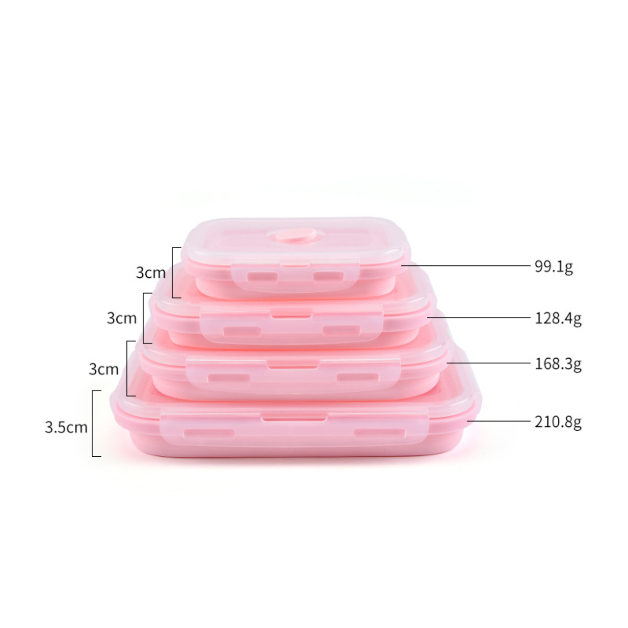Microwavable Food Storage Container Transparent Bento Box Borosilicate Glass Lunch Box Set loncheras escolares kids